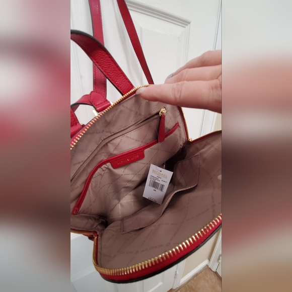 Michael Kors Backpack Adele Scarlet Red - BNWT ❤️ - Picture 4 of 6